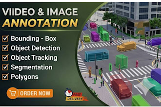 do data annotation, polygon segmentation and bounding boxs