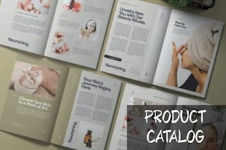 design medspa product catalog brochure beauty cosmetic retail catalogue magazine