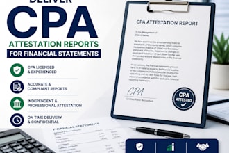 deliver CPA attestation reports for financial statements