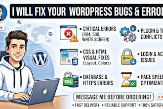 remove errors and bugs in your website