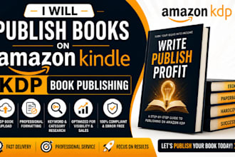 publish books on amazon kindle KDP, amazon KDP book publishing, book publishing