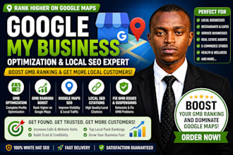 optimize gogle my business boost gmb ranking google maps seo local se0 citation