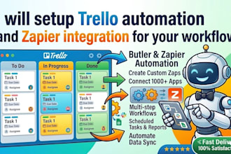 setup trello automation and zapier integration for your workflow
