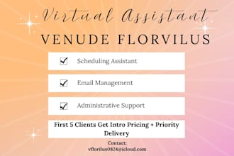 reliable virtual assistant for admin tasks