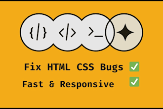 fix HTML CSS bugs and make your website responsive