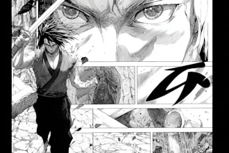 manga and comic pages