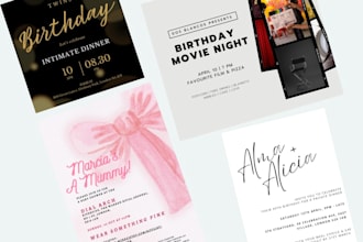 design a custom invitation for you