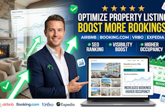 optimize bookingcom airbnb expedia vrbo vacation rental listing seo optimization
