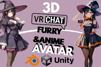 design and rig nsfw vrchat avatar PC, quest ready