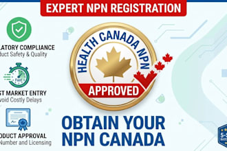 be your health canada regulatory consultant for npn and nhp compliance