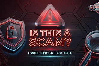 check if a website or seller is legit and detect scams