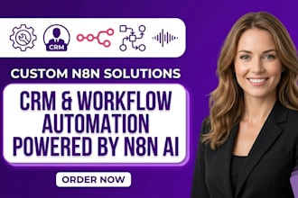 claw n8n ai automation crm workflow ai voice agent