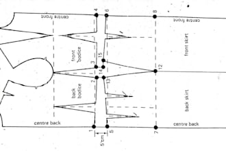 make digital clothing sewing patterns, pattern grading for any dress garments