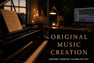 compose and produce custom original music for your project
