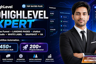 ghl funnels, landing pages, chatbot and gohighlevel automation