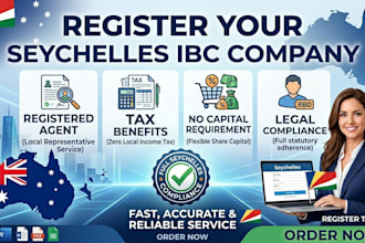 register your seychelles ibc company with full legal compliance and rbo filing