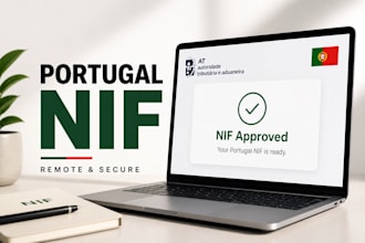 obtain your portugal nif number and at portal login credentials remotely