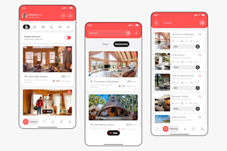 develop vacation rental app, short term property booking app, homestay app