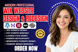 wix website redesign wix website design wix redesign wix landingpage design