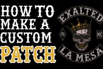 create a custom logo and embroidered patch for fivem eup