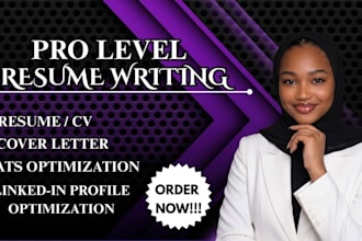 write executive resume, CV, cover letter and optimize linkedin