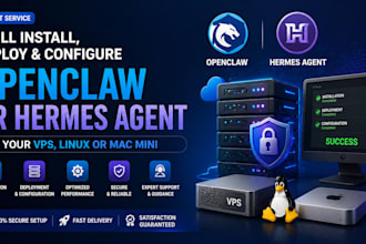 install, setup openclaw or hermes agent telegram bot on your vps linux mac mini