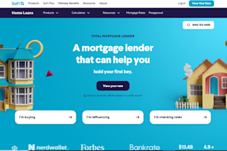 build modern mortgage website mortgage broker  mortgage loan calculator website