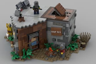 design custom lego moc with instructions part list and studio files