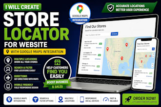 create store locator for website with google map integration