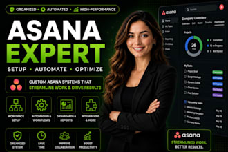 set up your asana workspace,asana projects, and automation