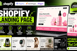pagefly, design shopify landing page pagefly, gempage, shogun, pagefly shopify