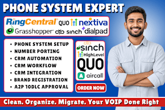 setup ringcentral grasshopper a2p 10dlc tcr dialpad sinch nextiva sms compliance