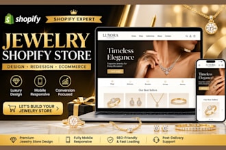 design jewelry shopify store necklace store jewelry website and online store