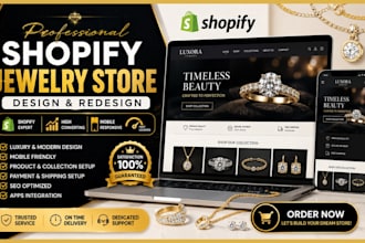 design jewelry shopify store, ring store, necklace store online jewelry website