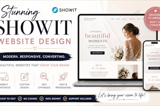 design a stunning showit website for your brand