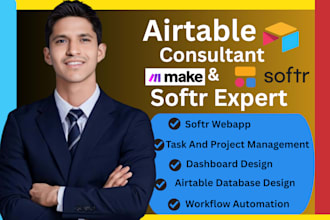 glide CRM app or client portal with airtable, softr, adalo appsheet xano