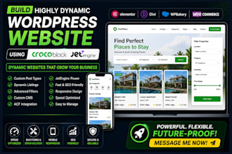 build crocoblock jet engine dynamic website by jet engine crocoblock