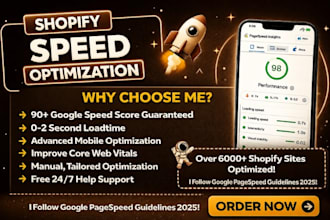 shopify speed optimization and increase shopify pagespeed