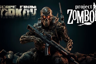 design custom mods for arma 3, escape from tarkov, rust, and project zomboid
