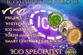 ico marketing, presale marketing, memecoin marketing, solana and token marketing