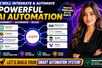 integrate zapier open ai claude genfuse ai slack metricool loomly buffer voiso