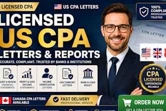 income verification letter write CPA letter canada CPA letter comfort letter