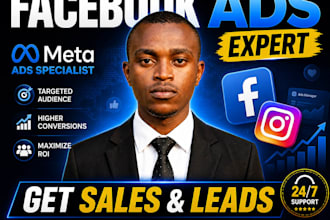 setup and manage facebook ads campaign meta ads for leads and sales