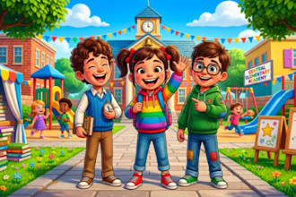 children story book children book illustration children story illustration