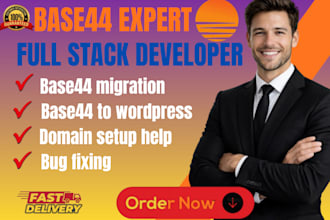 base44 expert base44 bug fix  base44 integration base44 migration base44 app