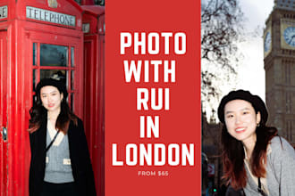 capture aesthetic travel photos for you in london