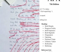 do apa 7th referencing, academic formatting, and transcription for students