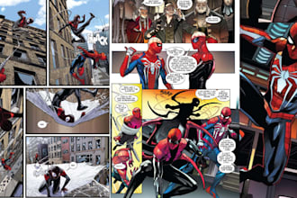 draw comic book illustration comic book artist graphic novel comic artist