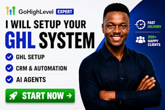 setup a ghl ai receptionist and appointment bot and ghl lead capture automation