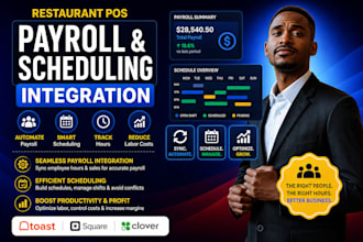 set up restaurant pos payroll and scheduling integration